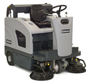 Nilfisk-Advance SW4000 Battery Powered Rider Sweeper With Hydraulic Dump Hopper - TVD The Vacuum Doctor