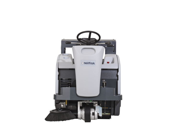 Nilfisk-Advance SW4000 LPG Powered Rider Sweeper With Hydraulic Dump Hopper - TVD The Vacuum Doctor