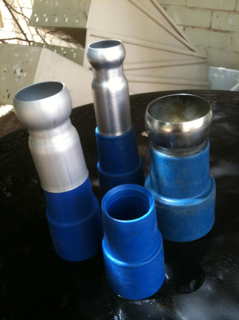 Nilfisk 50mm Ball End For Screwing On To 50mm Internal Diameter Plastic Hose - TVD The Vacuum Doctor