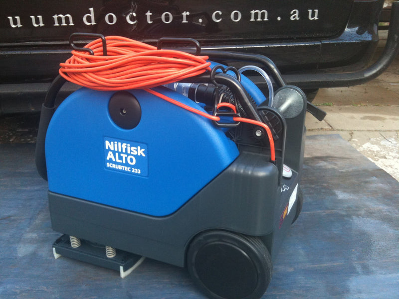 Nilfisk-ALTO Scrubtec 233 Electrically Operated Portable Floor Scrubber Replaced By SC250 - TVD The Vacuum Doctor