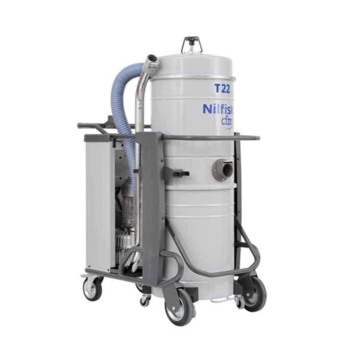 NilfiskCFM 3308 2.2 kW 3 Phase Industrial Vacuum Cleaner Replaced By T22 - The Vacuum Doctor