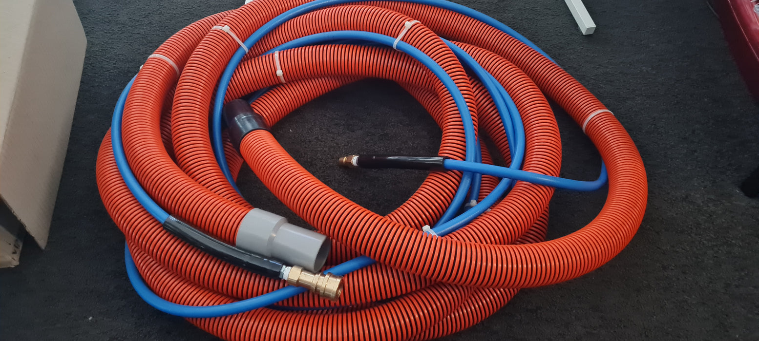 7.5 Meter Solution Line With 38mm GVAC Vacuum Hose Complete For Extraction Machine
