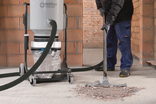 Nilfisk VHS120 MC Certified M Vacuum Cleaner System Approved For Concrete Floor Grinding - TVD The Vacuum Doctor