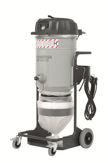 Nilfisk VHS120 HC Certified H Vacuum Cleaner System Approved For Asbestos Removal Work - TVD The Vacuum Doctor