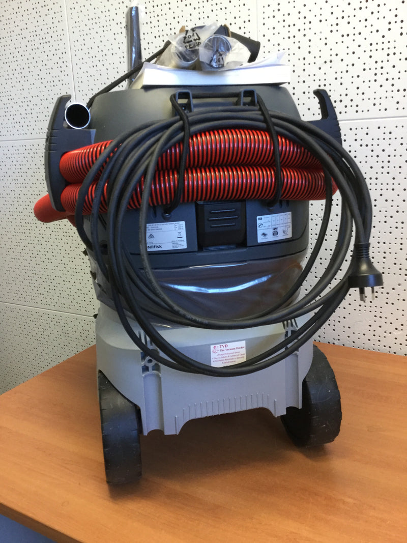 Nilfisk VHS 42 L40 HC InfiniClean TYPE H Safety Vacuum Cleaner For Asbestos Complete - TVD The Vacuum Doctor