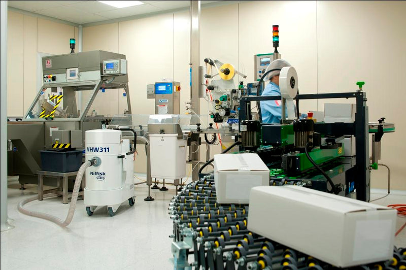 NilfiskCFM VHW311 T AD 3 Phase ANZ Config White Line Vacuum Unit With Downstream Absolute Filter - No Hose Kit - Special Order Only