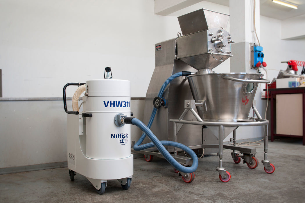 NilfiskCFM VHW311 T AD 3 Phase ANZ Config White Line Vacuum Unit W Downstream Absolute Filter