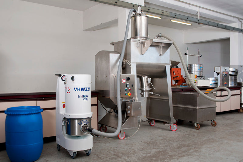 NilfiskCFM VHW321 LC Z21 EXA ANZ White Line Vacuum Cleaner Unit With 3 Phase Induction Motor - No Hose Kit - Special Order Only