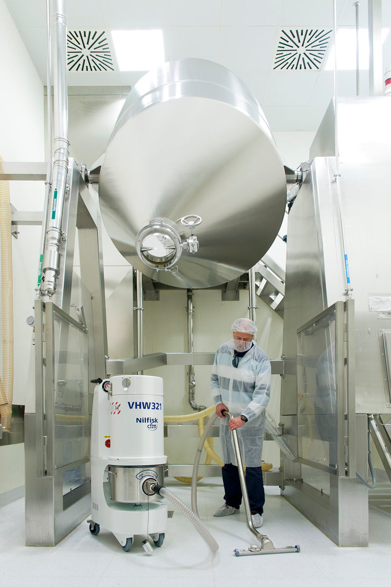 NilfiskCFM VHW321 LC Z21 EXA ANZ White Line Vacuum Cleaner Unit With 3 Phase Induction Motor - No Hose Kit - Special Order Only