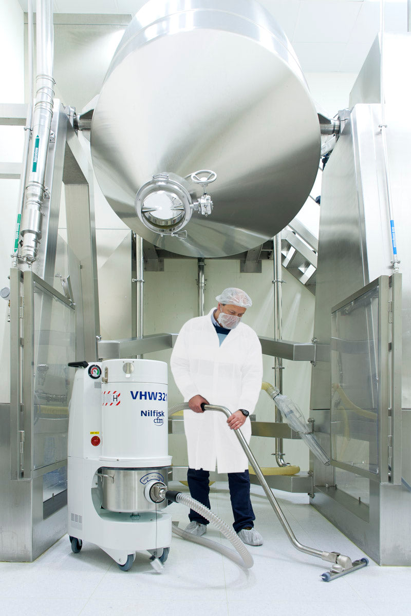 NilfiskCFM VHW321 LC Z21 EXA ANZ White Line Vacuum Cleaner Unit With 3 Phase Induction Motor - No Hose Kit - Special Order Only