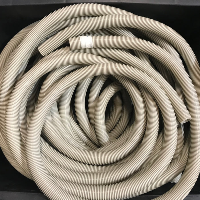 32mm Cream Plastic Hose For Domestic Ducted Vacuum Systems Per Meter Length