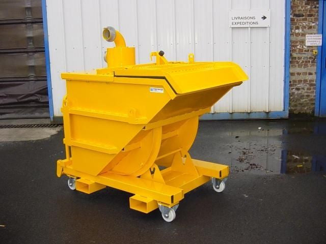 NilfiskCFM Cyclone Pre-separator 100mm Fittings 460mm Lid For Fine Dusts - TVD The Vacuum Doctor