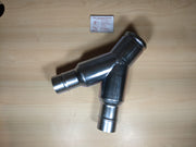 NilfiskCFM 70mm x 50mm x 50mm Bifurcation Reduction Y Joint For 2 x 50mm Hoses - The Vacuum Doctor