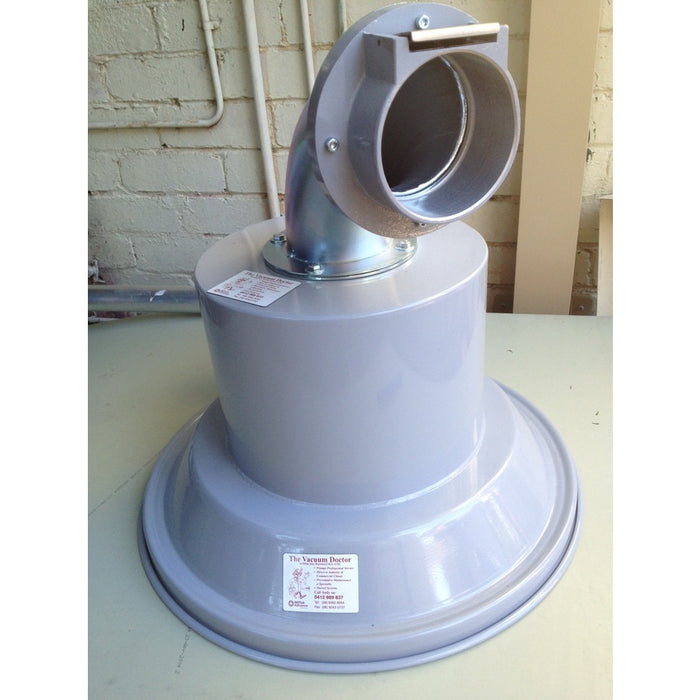 NilfiskCFM Cyclone Pre-separator 100mm Fittings 460mm Lid For Fine Dusts - TVD The Vacuum Doctor