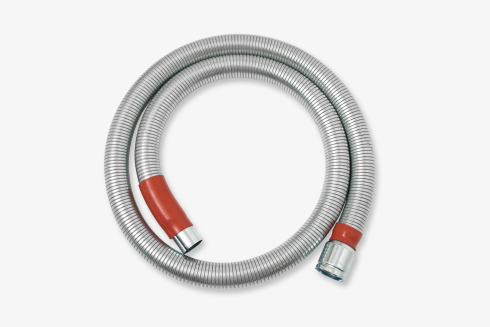 NilfiskCFM 50mm Steel Vacuum Cleaner Hose Kit For Hot Work In Bakeries and Crematoriums - TVD The Vacuum Doctor
