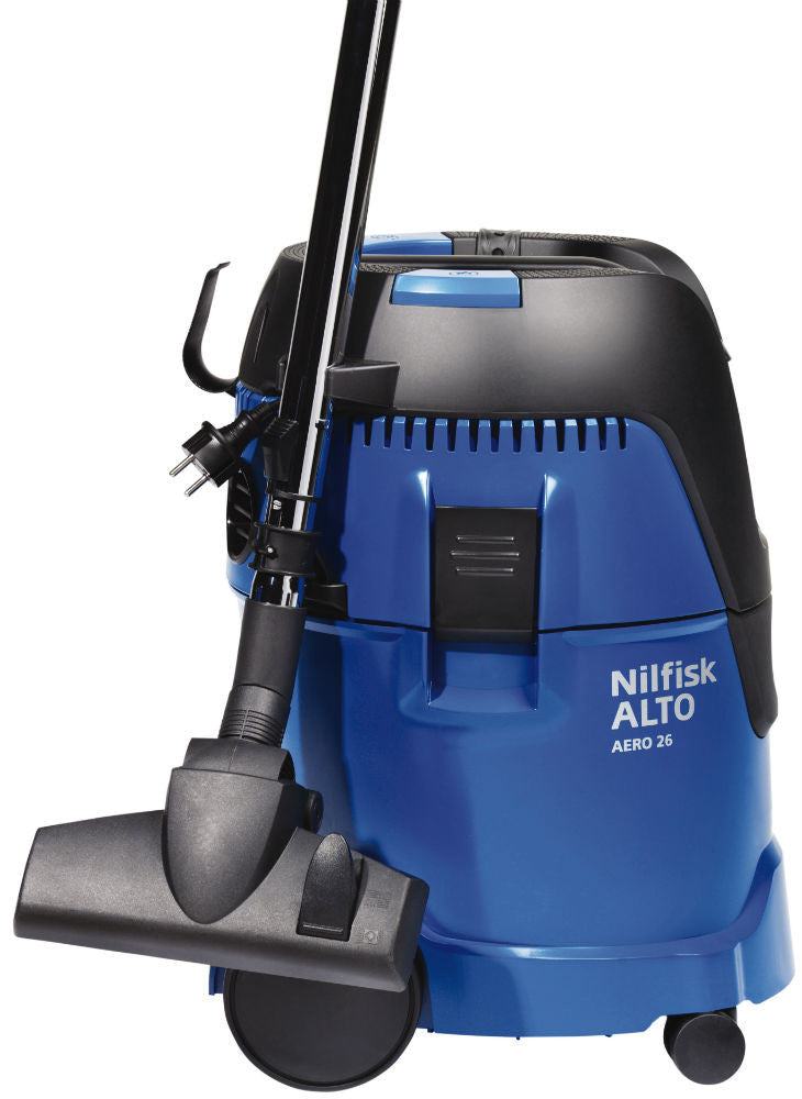 Nilfisk-Alto Aero 26-21 Push2Clean Wet and Dry Vacuum Cleaner Replaced By VL200 - TVD The Vacuum Doctor