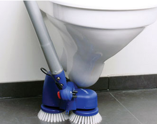 Caddy Clean Classic ST1002 Compact Floor Scrubber For Kitchen Bathroom or Toilet - TVD The Vacuum Doctor