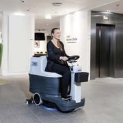 Nilfisk SC2000 53B Battery Micro Rider Floor Scrubber Full Ecoflex Package - TVD The Vacuum Doctor