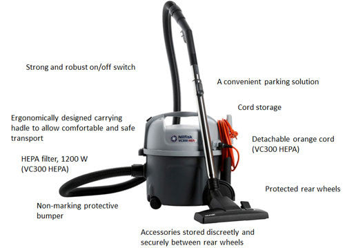 Nilfisk VP300 HEPA H13 FILTERED Vacuum Cleaner FREE DELIVERY Within Australia! - TVD The Vacuum Doctor