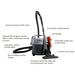 Nilfisk VP300 Commercial Vacuum Cleaner Replacement HEPA Cartridge Filter - TVD The Vacuum Doctor