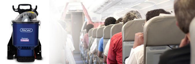 PACVAC Superpro 700 Trans 120Volt Backpack Aircraft Vacuum Cleaner - TVD The Vacuum Doctor